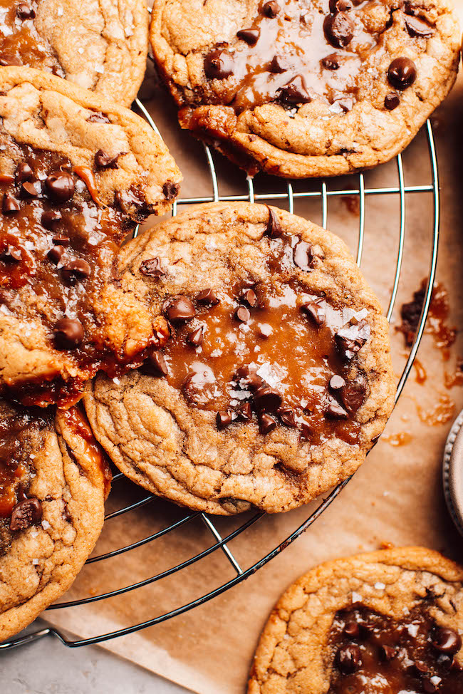 Cookie Butter Cookies with Salted Caramel - Buuck Farms Bakery